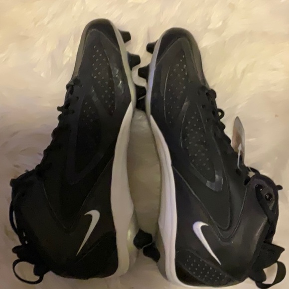 Nike Zoom Air Dri Fit Men’s Black and White Football Cleats Size 11.5 - Picture 7 of 14